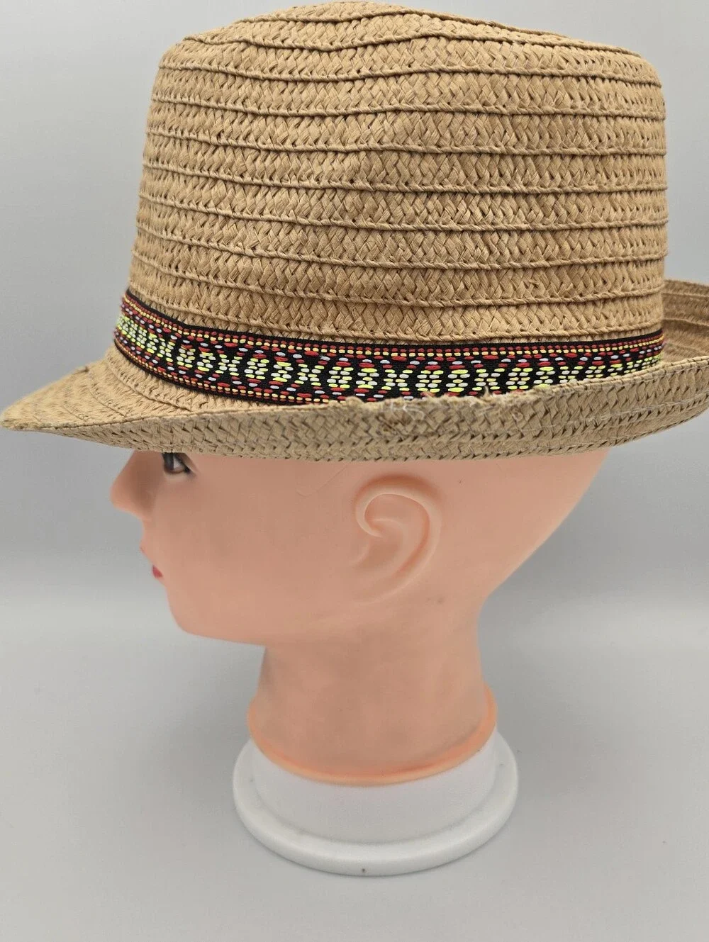 Chatties Paper Trilby Fedora Hat One Size